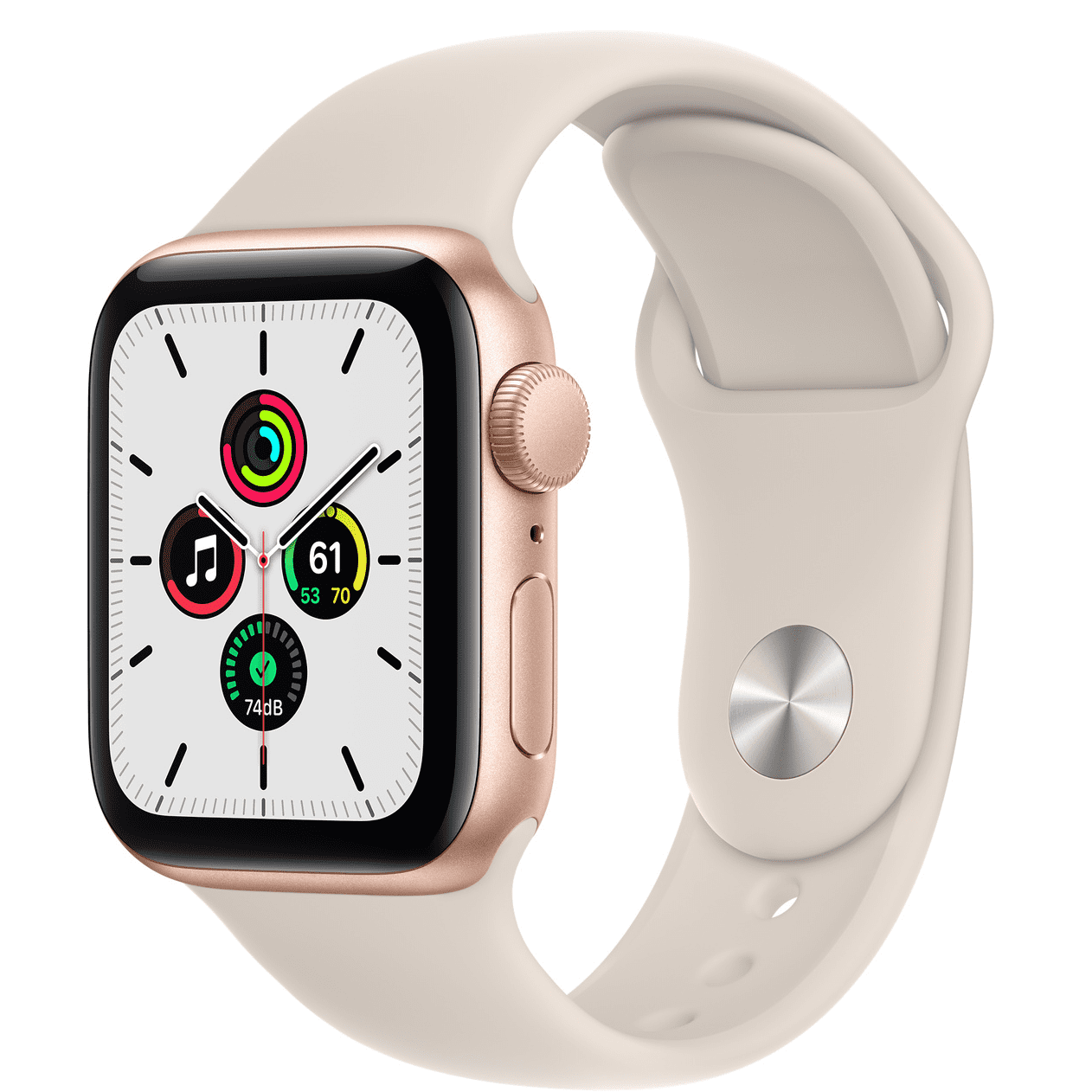 Apple Watch SE (1st Gen) GPS, 40mm Gold Aluminum Case with