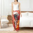 thumbnail image 6 of Lsque Space Skeleton Art Print Women's Pajama Pants, Lounge Pant - Comfortable Home Wear,Elastic Waistband, Stylish Design-Large, 6 of 9