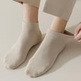thumbnail image 4 of Cotton Socks Men And Women Business Dress Short Socks Soft Breathable Four Season Invisible Socks No Odor Low-cut Ankle Sock, 4 of 5