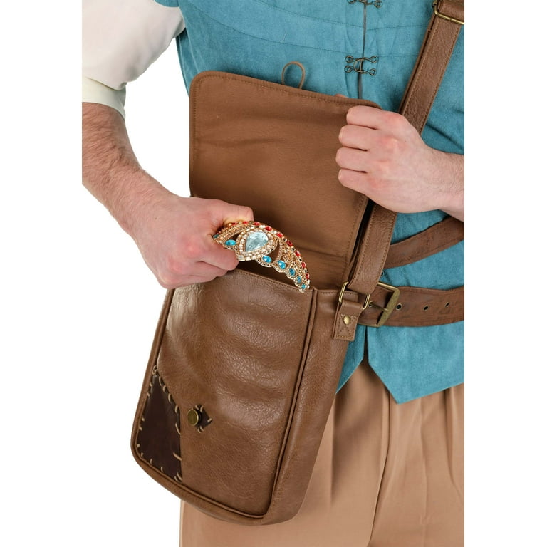 Flynn Rider ショルダーバッグ ブラウン Disney Tangled Flynn Rider Brown Satchel - Walmart.com