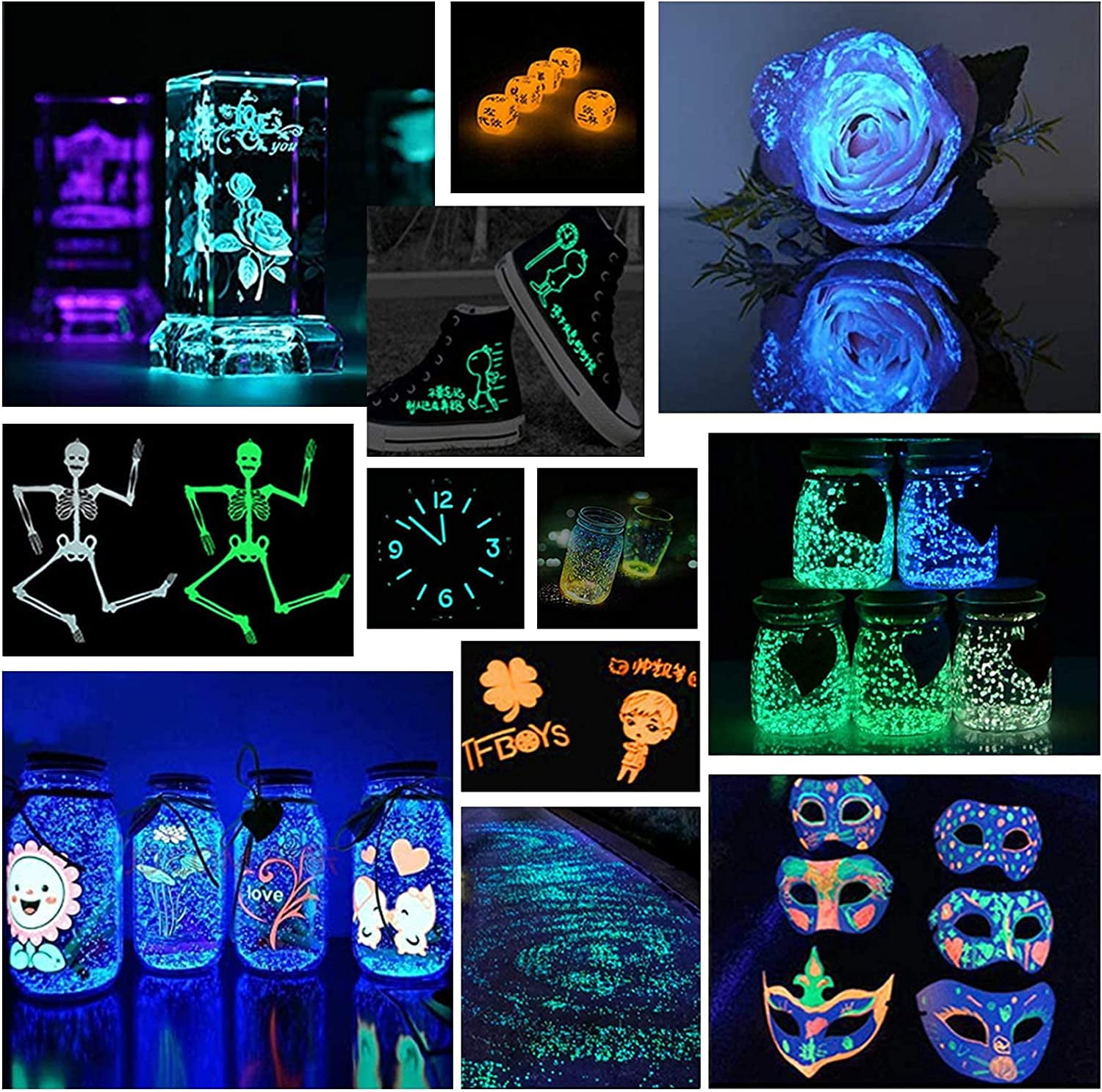 Glow in the Dark Epoxy Paint - 1.5 kg (All Colours)