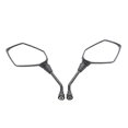 thumbnail image 1 of Universal 2Pcs Motorcycle Big Size Rear Mirror Black Motorcycle Motorbike Chrome Scooter Rearview R, 1 of 5
