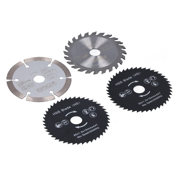 Cuchillas de corte circulares, 4 piezas/juego de mini hojas de sierra circulares, hardware multifuncional
