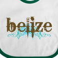 thumbnail image 4 of Inktastic Belize Country Grunge Shirts Boys or Girls Baby Bib, 4 of 4
