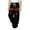 Black1, variant on Y2k Baggy Sweatpants Boy and Girls Gothic Graphic Elastic Waist Wide Leg Track Pants Drawstring Athletic Joggers with Pockets