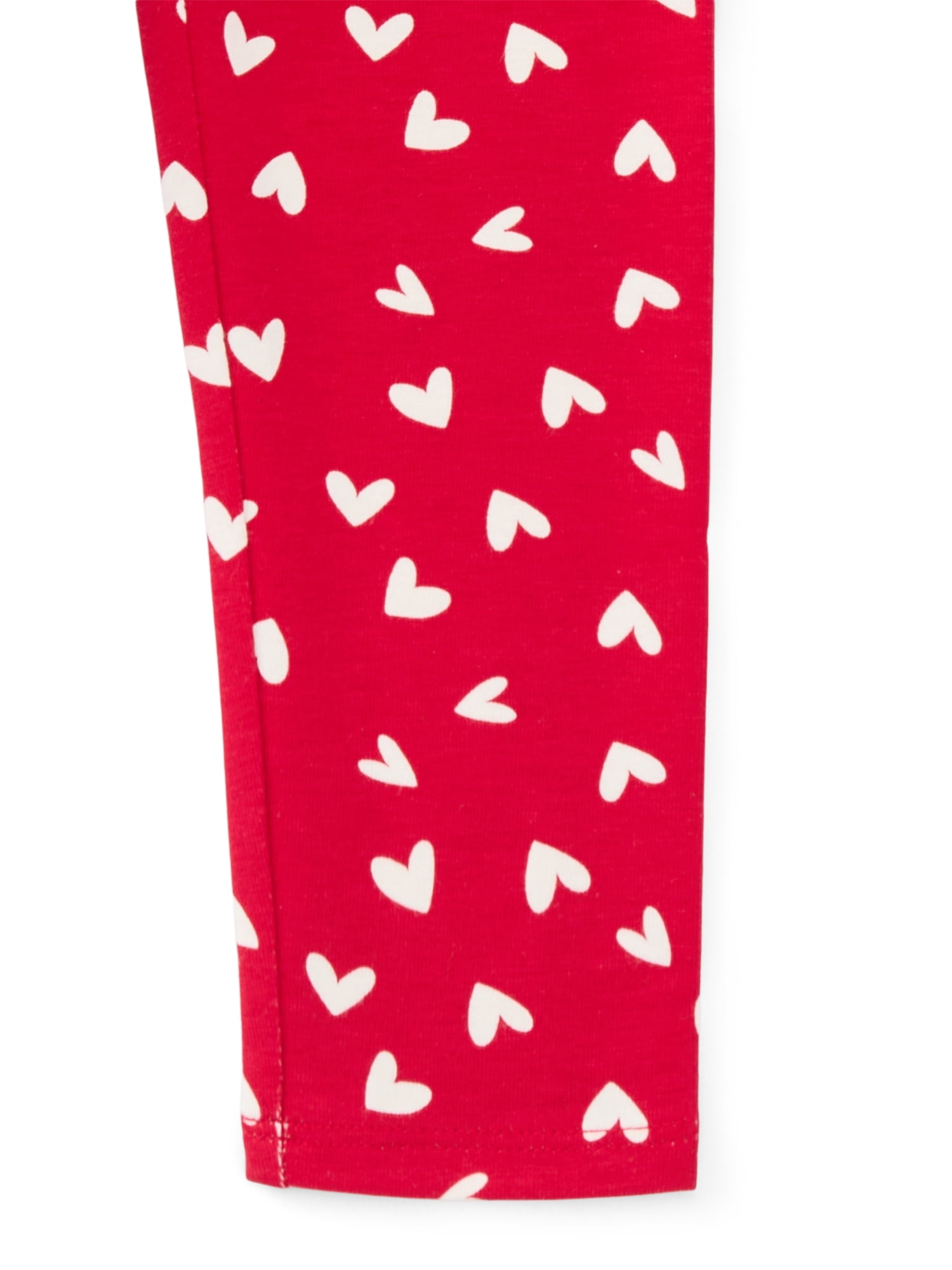 Valentine’s Day Toddler Girls Leggings from Way to Celebrate, Sizes 12M-5T