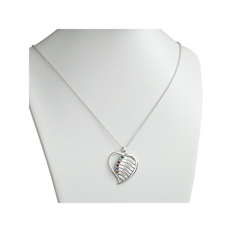 Family birthstone shop necklace walmart