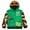 Michelangelo, green, variant on Teenage Mutant Ninja Turtles Donatello Raphael Leonardo Fleece Zip Up Cosplay Hoodie Toddler to Big Kid