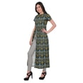 thumbnail image 2 of Moomaya Robe Longue Indienne Imprimée Kurti Robe Tunique en Coton pour Femmes, 2 of 5