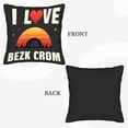thumbnail image 6 of Set of 2 Decorative Throw Pillow Covers 18x18in - Sunset Gradient Design with Heart & Stars Perfect for Couch Bed Car, 6 of 8