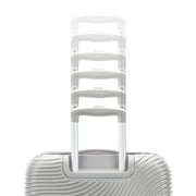 American Tourister Color Waves Carry On Expandable Luggage Suitcase with Spinner Wheels, Silver