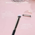 Under Eye Concealer Brush MOGILAN Mini Flat Angled Kabuki Foundation