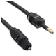 thumbnail image 4 of 2X 1M 3Ft Toslink A Mini Plug 3.5mm Cable de Audio óPtico Digital SPDIF Chapado en Oro, 4 of 5