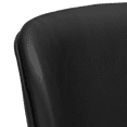 thumbnail image 4 of Bouclair Tabouret de Bar Réglable en Similicuir Texturé Noir et Métal, 4 of 10