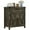 Dark Oak, variant on HOMCOM Farmhouse Sideboard Buffet Cabinet with Drawer and Adjustable Shelf