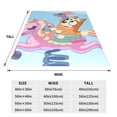 thumbnail image 4 of Lsque Bluey Pattern Fuzzy Fleece Throw Blanket Extra Large,Super Soft,Fluffy and Warm Blankets for Couch,Bed,All Season Use (60"x50"), 4 of 7