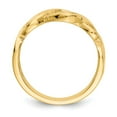 thumbnail image 2 of 14K Yellow Gold Ring Band Themed Infinity, Size 8, 2 of 5
