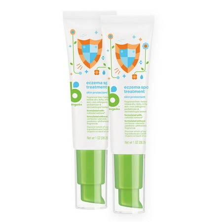 BabyGanics Eczema Spot Treatment Skin Protectant, 1 oz (2 Pack)