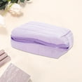 thumbnail image 3 of 1 Pc Elegant Makeup Bag for Business Travel Purple Plush, 3 of 3