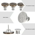 thumbnail image 5 of 3 PCS Retractable Buttons Fasteners Instant Jean Jeans Clothes Pin Fitness, 5 of 8