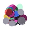 thumbnail image 3 of Tachiuwa 85x 20mm Flat Round Loose Sequins DIY Dress Accessories ation Hairpins Decorative Patches for Sewing Wedding Clothing Men Multicolor, 3 of 10