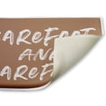 thumbnail image 2 of Stupell Industries Barfoot & Carefree Summer Printed Plush Bath Mat and Bath Rug, design by Lettered and Lined, 18"x30", 2 of 9