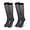 2 - Black Sliver, variant on Gustave 5 Pairs Thin Dress Socks for Men Over the Calf Glitter Silk Sheer Socks Soft Breathable Formal Business Work Nylon Socks