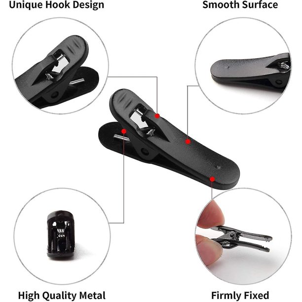 10 Uds. Soporte de Clip para Cable de auriculares para Clips en su ropa