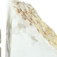 thumbnail image 3 of Natural White Geode Bookends - Bohemian Bliss Decor - Textured Rock Bookends for Shelves, 3 of 5