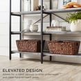 thumbnail image 3 of Best Choice Products 55in Storage Bookshelf for Living Room, Walkway w/ Industrial, Elevated Design - Gray, 3 of 7