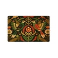 thumbnail image 5 of JML Non-Slip Microfiber & Rubber Doormat - Soft Entryway Rug for Home/Office (20"x32") - Easy Clean Door Mat for Indoor/Outdoor Use, Dark Floral and Birds, 5 of 5
