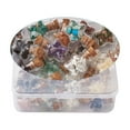 thumbnail image 6 of 1Set Cheriswelry DIY Star Wishing Bottle Making Kits with Glass Bottles and Natural & Synthetic Gemstones Chip Beads and Cork Stopper Bottle: 25x20x12mm Hole: 6mm 20pcs/set, 6 of 8