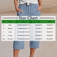 thumbnail image 7 of UVEASISHA Capri Pants for Women High Waisted Drawstring Cropped Pants Summer Casual Beach Capris Loose Fit Straight Leg Trousers with Pockets Pantalones de verano para mujer Khaki XXL, 7 of 7