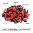 thumbnail image 4 of 200pcs Rubber End Caps Cover Assortment 5.5mm Screw Thread Protector for Screw Bolt Black Red, 4 of 5