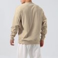 thumbnail image 3 of Hauts Décontractés à Manches Longues Col Rond pour Hommes Printemps et Automne, 3 of 4