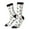 3 Black, variant on Milk Tea Crew Socks for Men & Women, Breathable Casual Athletic Ankle Socks