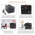 thumbnail image 4 of Transformador convertidor de tensión Yinleader 2000W 110V/220V, 4 of 9