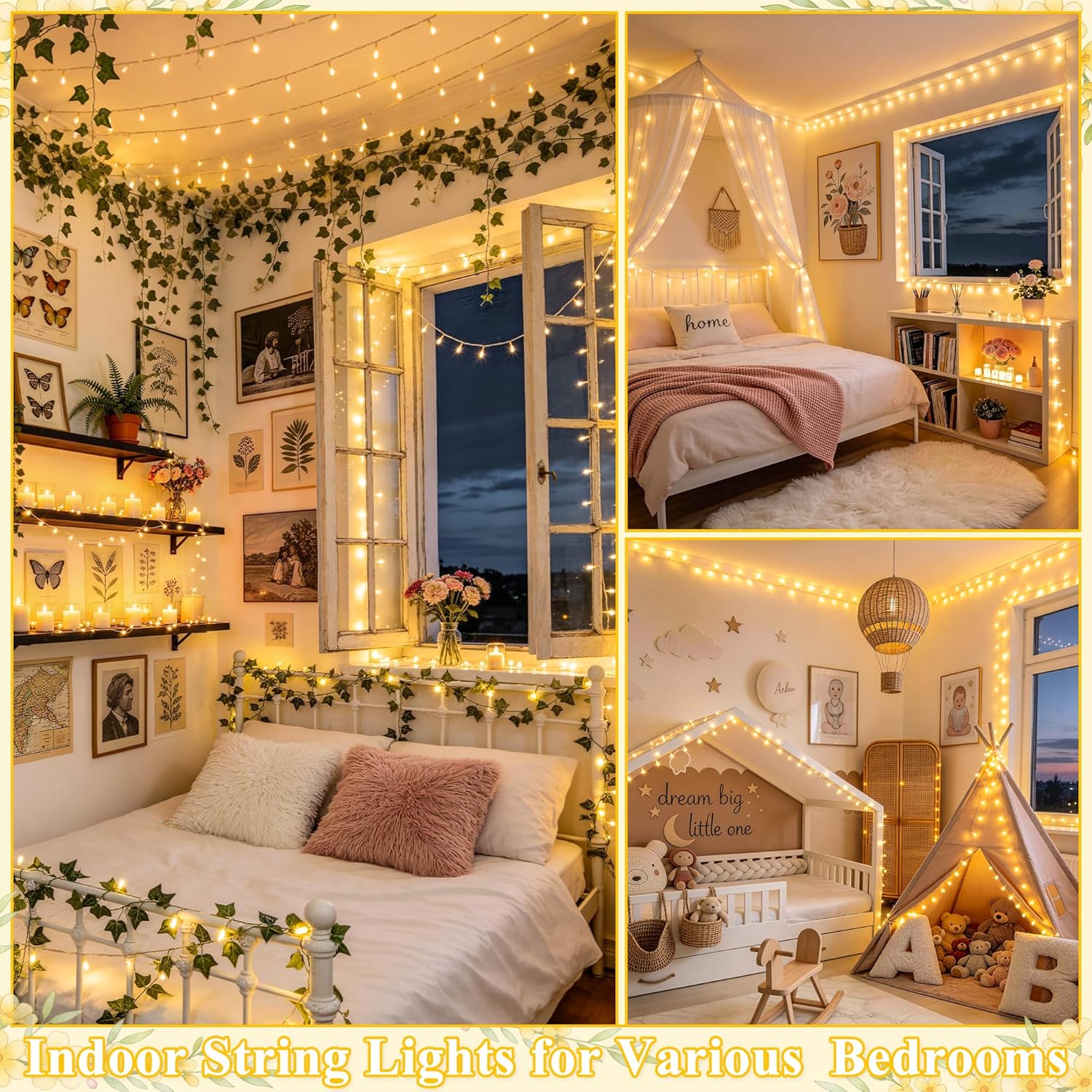 JMEXSUSS 66-Foot 200-LED Connectable Christmas String Lights photo 3