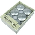 thumbnail image 6 of Jeco CFZ-066-6 3 in. Floating Candles, Metallic Silver - 72 Piece, 6 of 6