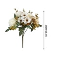 thumbnail image 2 of Sokhug Artificial Hydrangea Bouquet - Rustic Flower Stem for Vase Decor, 2 of 5