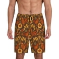 thumbnail image 1 of Fotbe Chicken And Rooster Pantalones Cortos de Pijama para Hombre, Ropa de Dormir, Pantalones de Pijama Cortos para Hombre-XX-Large, 1 of 6