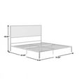 thumbnail image 6 of Modern Industrial King Platform Bed in Oak Gray, 6 of 7
