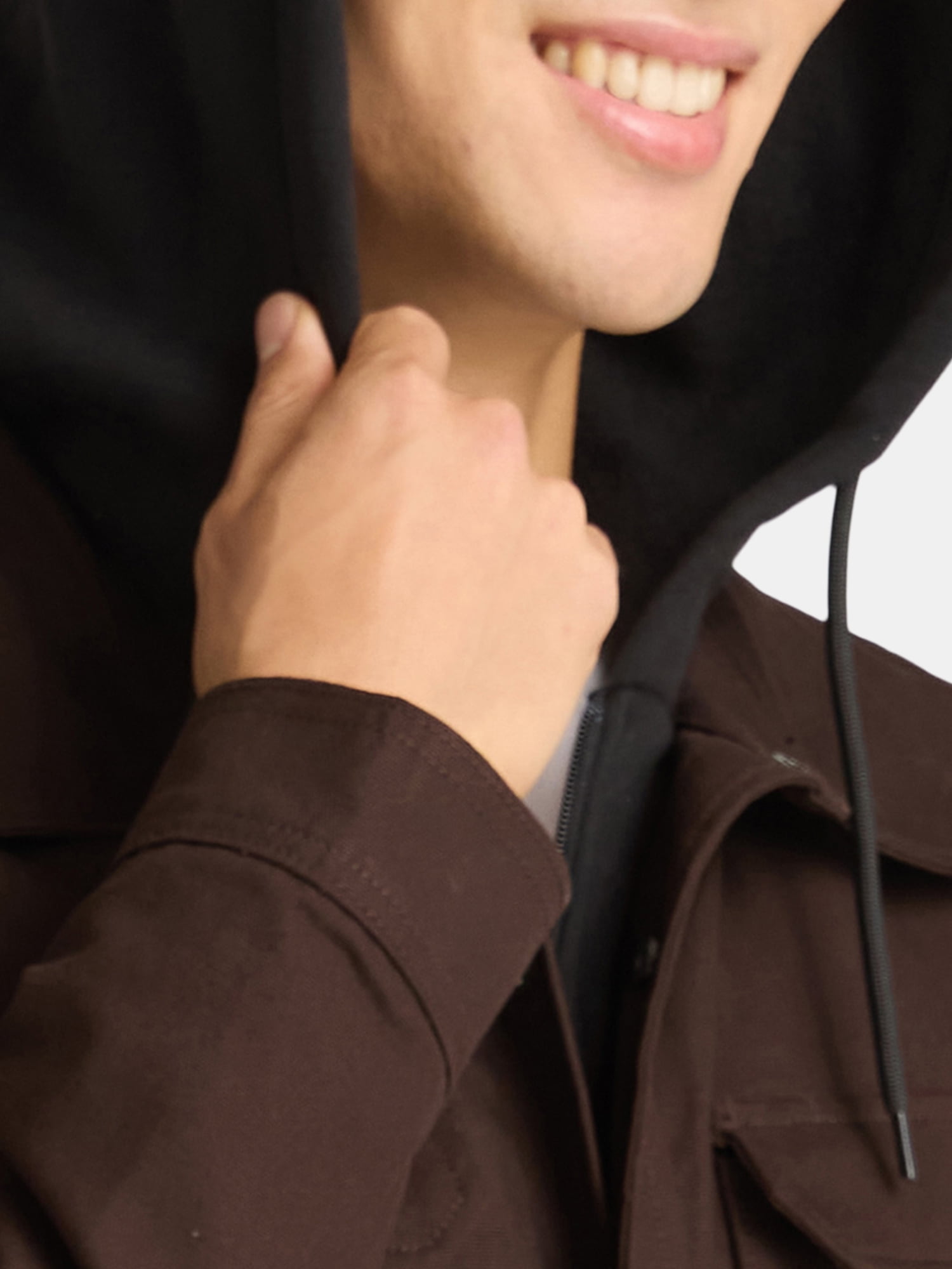 Brahma Men's and Big Men's Hooded Shirt Jacket, Midweight, Sizes S-3XL