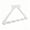 White, variant on 17.32 x 8.66 Inch Over The Door Triangle Hook Hanger, 6 Peg Door Hook Rack, No Drill Metal Door Hanging Organizer for Hats, Towels, Bags