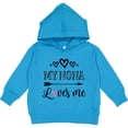 thumbnail image 2 of Inktastic My Nona Grandma Loves Me Girls Toddler Hoodie, 2 of 4