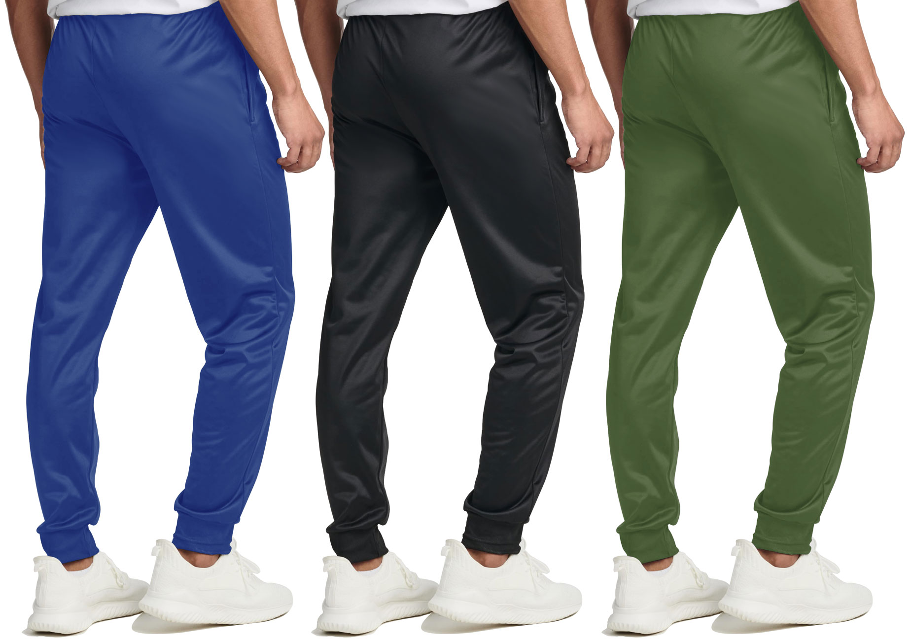 ASUDESIRE 3 Pack Men's Athletic Pants Mesh Sweatpants Workout Jogger with  Pockets for Running Jogging Hiking - Walmart.com