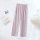 thumbnail image 4 of Pantalones de pijama de algodón para mujer con bolsillos Pantalones de pijama casuales y cómodos para mujer con bolsillos, 4 of 5
