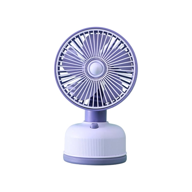 Vwrxbz Rechargeable Mini Desk Fan USB Powered Quiet Multi-Speed Small Fan for Office Bedroom Home Desktop Table Portable Cooling