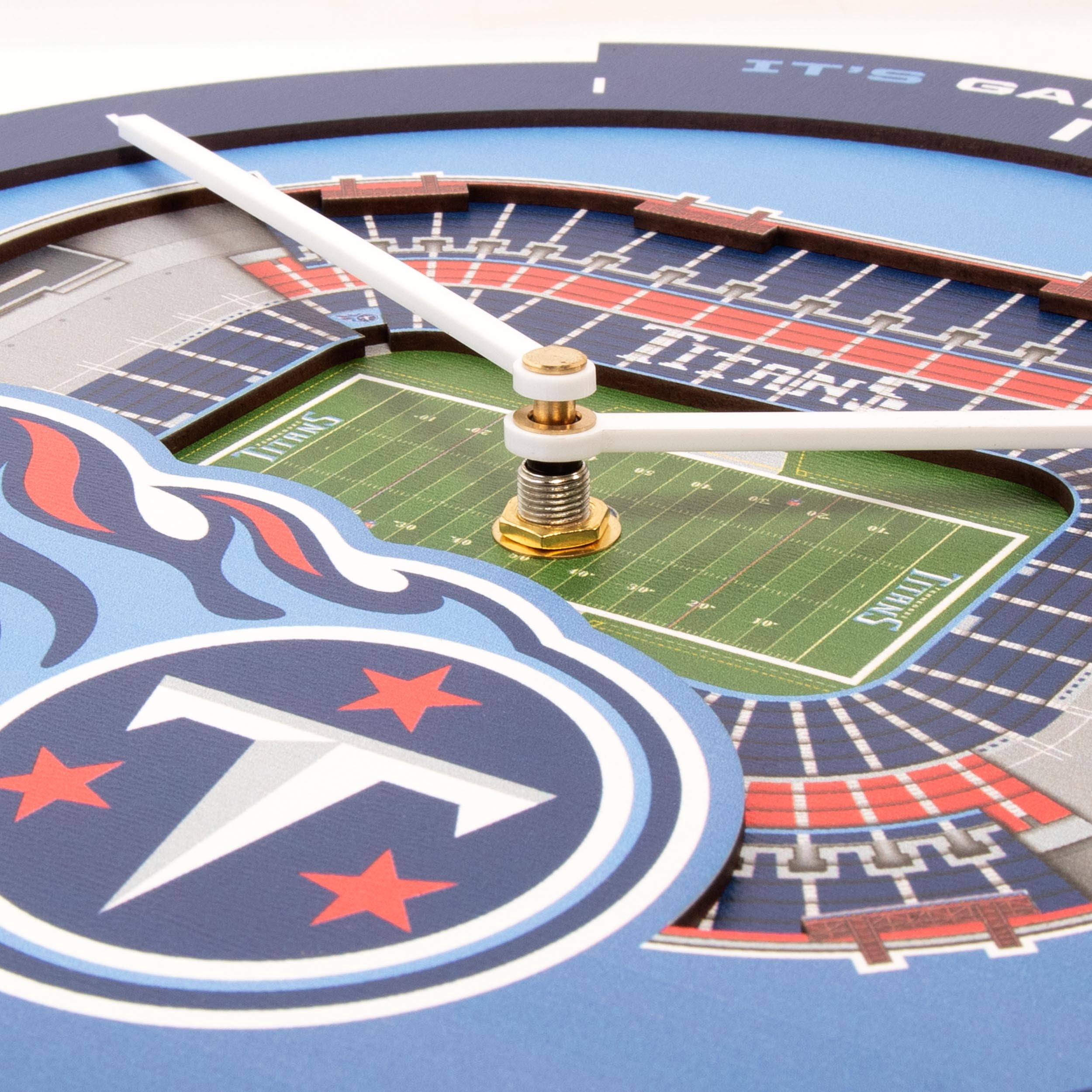 YouTheFan NFL Tennessee Titans Stadiumview 3D Wall Clock
