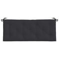 thumbnail image 2 of vidaXL Garden Bench Cushion Black 120x50x7cm Oxford Fabric, 2 of 4